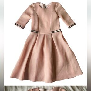 Zoe Ltd girls Occasion Dress pink black 3/4 sleeve gown size 20 formal holiday